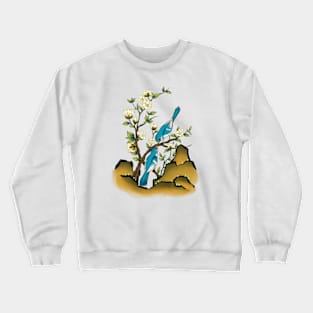 Minhwa: 2 Titmouses C Type (Korean traditional/folk art) Crewneck Sweatshirt